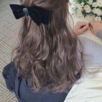 [블링살롱made/국내제작] 로망스 고급 새틴 믹스 글리터 벨벳 리본핀 1color