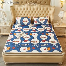 Living Home리빙홈 라텍스 여름침대패드 쿨링 고정패드, 16