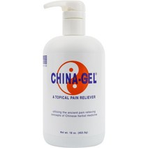 China-Gel 허브 아로마 마사지 릴렉스 크림 민트 16온스 473.18mL