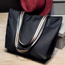 와이드 스트랩 토트백