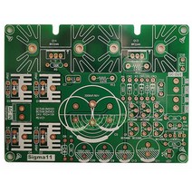 DAC 헤드폰 앰프용 선형 조절 전원 공급 장치 베어 PCB 보드 Sigma11