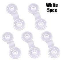 농업용부직포 멀칭비닐 잡초매트 농사용비닐 농사용부직포 5 개 갑 태양 그늘 그물 클립 정원 농업 안티 우박 후크 인스턴트 그로멧, White 5pcs