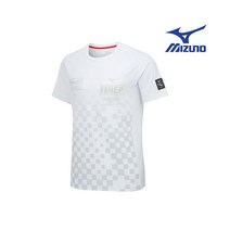 미즈노 미즈노 32YA158001 남여공용 크로스키 기능성 반팔티셔츠 CRO SKI SHORT SLEEVE 화이트