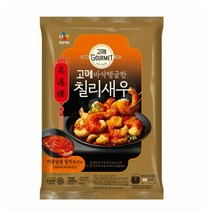 CJ더마켓 짬뽕 짜장 칠리 새우 탕수육 소스 탑티어 고메 바삭탱글한 칠리새우 깐풍기 유린기 유산슬 양장피 찹쌀 300G, 3개