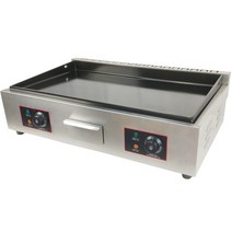 대형 전기 그리들 업소용 부침기 고기 구이판 철판, C. 220V 4.4KW + 철판73x40cm