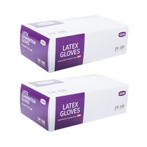 GSB 의료용 라텍스 장갑, 중(M), 100매, 2개