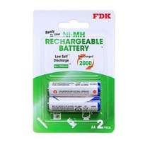 FDK AA충전지 2000mAh 건전지 2알, 2개입, 2개