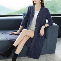 울니트가디건 가을 여성 와이드 루즈핏 슬림핏 패치워크 무릎넘어 하프기장 거물급 캐시미어 코트 외 4997647274