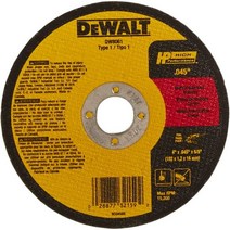 DEWALT DW8061 4인치 x 0.045인치 x 5/8인치 A60T 연마 금속/INOX 커팅 휠