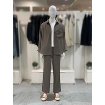 애드혹 남성 린넨 라이크 긴팔셔츠 슬랙스 세트 A4LSP06