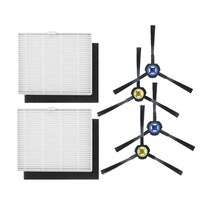 SODIAL Ilife V8S X750 X785 V80 로봇 진공 청소기 예비 부품 Hepa 필터 사이드 브러시와 호환되는 부품, 500079501