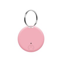 애완동물gps 로케이터 고양이 개 GPS 블루투스 5.0 추적기 분실 방지 장치 라운드 애완 동물 자동차 키즈 가방 지갑 추적 스마트 파인더, [05] 분홍색