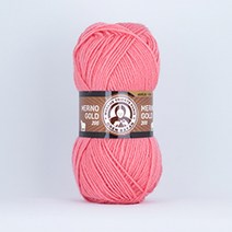 터키 딕타스 메리노골드 200 메리노울 아크릴사 혼방 뜨개실 고급털실, 200m, 036.코랄핑크