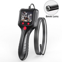 산업용 내시경 카메라 스크린 단단한 케이블 파이프 하수도 검사 방수 8, 8.15m - 8mm lens, 8.15m - 8mm lens