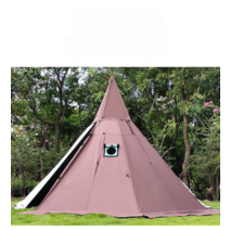 피라미드 텐트 화상 방지 굴뚝 겨울 면돔 동계 인디언, 굴뚝있는 피라미드 A6 미디엄 아미 그린