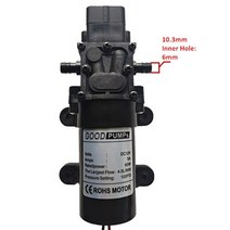 캠핑카 부품 RVs 및 캠핑 보트 세차 홈 가든 용 ALWAYSME 12V/60W 자동 다이어프램 워터 펌프, 04 Size 04