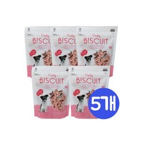 (무배)바우와우 딸기맛비스켓220gx5봉/애견교육용간식, (무배)바우와우 딸기맛비스켓220