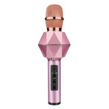 노래 연습 노래방 기계 가정용 회사용 잔치 다기능 마이크 다채로운 노래 기계 무선 잔향, 01 Pink