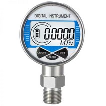 마노미터 차압 기압계 디지털 압력 게이지 고정밀 디스플레이 압력계 배터리 전원 수압계 파란색 개, 0-1.6Mpa, M20X1.5