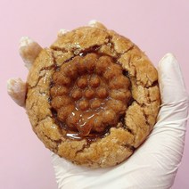 크림크럼 약과가달고나~ 항아리숙성 올수제약과쿠키 3개입 토핑까지 수제약과가올라간 수제약과쿠키, 131g, 3개