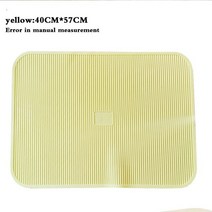 애완 동물 미용 테이블 미끄럼 방지 매트 경주 도구 실리콘 내구성 및 무취 머리카락 없음 좋은 청소, 한개옵션1, 04 YELLOW