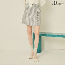 JJ지고트 프린지 트위드 미니 스커트 GN3M0SK95