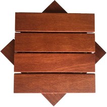 조립 마루 베란다 나무 데크 방부목 셀프 인테리어, 간바콩300x300mm(단품가격)