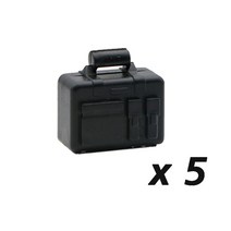 중국레고 호환 도시 MOC 벽돌 부품 빌딩 블록 장교 가구 액세서리 키트 DIY 완구 노트북 컴퓨터 컵 전화 가, 05 5pcs black case