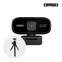 디알고 DRGO WC1080T 풀 HD 웹캠 화상 PC카메라 삼각대포함, 단품
