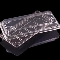 JE-100 검정초밥용기세트 생분해성PLA재질, 50개