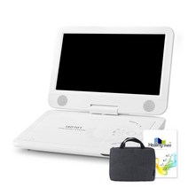 아이리버 포터블 DVD플레이어 + 파우치 + 블루라이트차단 액정필름 세트, IAD101(화이트)