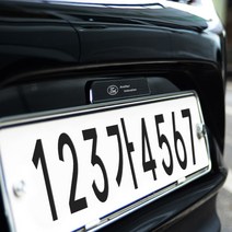 [가오] 포드 익스플로러 브롱코 몬데오 머스탱 익스페디션 번호판 엠블럼 레터링 몰딩 파츠, 하_블랙(1P)