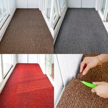 [제일매트]현관 발코니 매장 사무실 업소용 바닥 출입구 DIY 현관코일매트 베란다 발코니, 두께2cm/그레이(일반형)/130cmX1cm