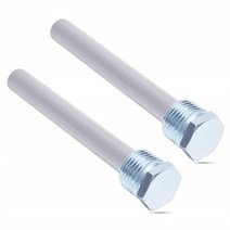 온수기 히터봉 온수 히터 2 pcs 4 5 인치 마그네슘 양극 막대 rv 캠퍼 트레일러 npt 스레드에 대한 실용적인 부식 방지 예비 보호 탱크, One Color, One Size