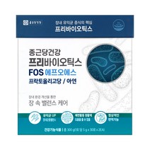 종근당 프리바이오틱스 프락토올리고당 FOS프락토올리고당 & 아연 60포, 1개