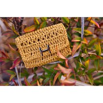 [라미니팅] 코바늘DIY 썸머카드지갑 패키지, 블랙