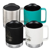클린켄틴 인슐레이티드 보온보냉 캠프 머그컵, 마운틴포슬린, 355ml