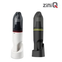 지니큐 무선 핸디 청소기 원룸 소형 차량용 컴퓨터청소 가정용 헤파필터 ZQ-VC300, 블랙
