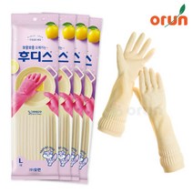 후디스 고무장갑 L (대), 후디스(L/아이보리), 4개