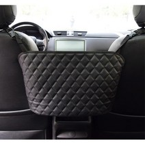 차량용휴지통 차량실내정리 통기성 좋은 블랙 방수 차량 보조 가방 수남아이디어