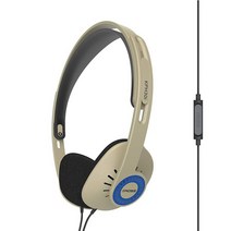 Koss 온이어 헤드폰 인라인 마이크 3.5mm 플러그 유선 베이지 KPH30iRB, Rhythm Beige