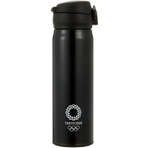 TOKYO2020 공식 라이센스 상품 진공 단열 스테인리스 머그잔 500ml 쿠로 도쿄 2020 올림픽 엠블럼 JNL-503OL K