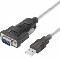 넷매이트 KW-825 USB2.0 to RS232 1.8m 시리얼 변환 단말기 PLC 케이블, 1개