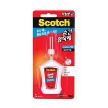 스카치 순간 접착제 AD124-L 액상 4g 3M, 스카치 순간접착제 4G, 액상타입