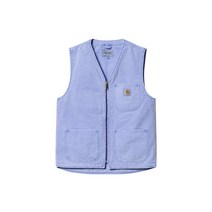 [정품] 칼하트 WIP Arbor Dearborn Canvas 12oz Vest Icy Water 338996