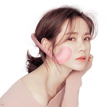 Cooela 아이스 온열 얼굴 마사지 기구 + 전신 마사지 스페이서 주름 리프팅 안면 다이어트 턱교정, 핑크색