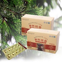 솔잎증류농축액100% 적송 천비솔 60캡슐 솔잎기름 적송유 송침유, 1개