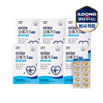 일동후디스 하이뮨 rTG 오메가3 630mgx60EA / 6박스(6개월분), 단품, 단품
