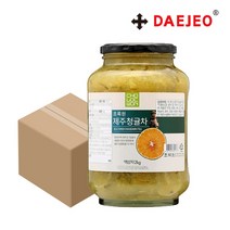 초록원 제주 청귤차2kg X 4개 (1박스) 청귤청, 단품