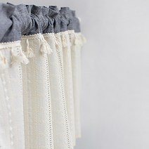 라이크 바란스 작은창 반창 포인트 커튼 주방 창문가리개 차박커튼